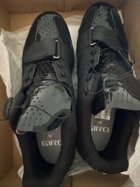 Giro Black Women's Road Cycling Shoes with BOA-style Closure